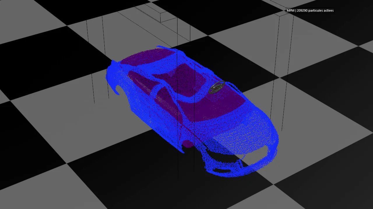 Prettle Steel MPM Studio Solver — GPU Simulation for Cinema 4D & Blender